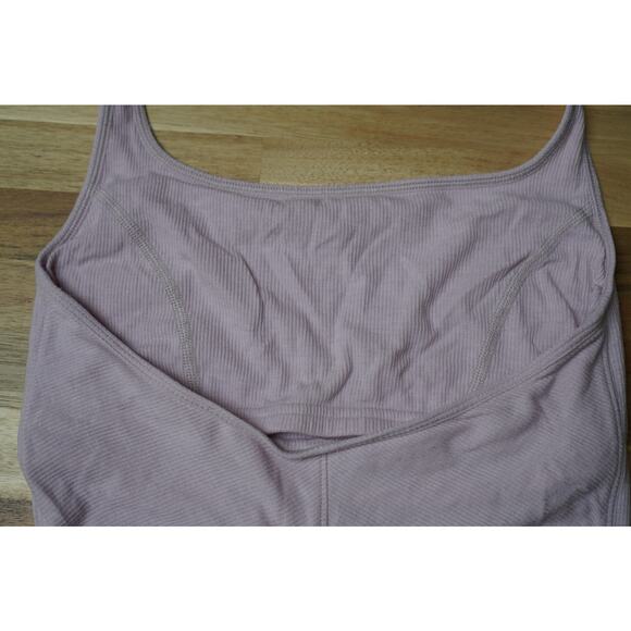 Lululemon Yoga Collection Ribbed Halter Neck Ruched Size Purple Pink Size 2 - Picture 5 of 7